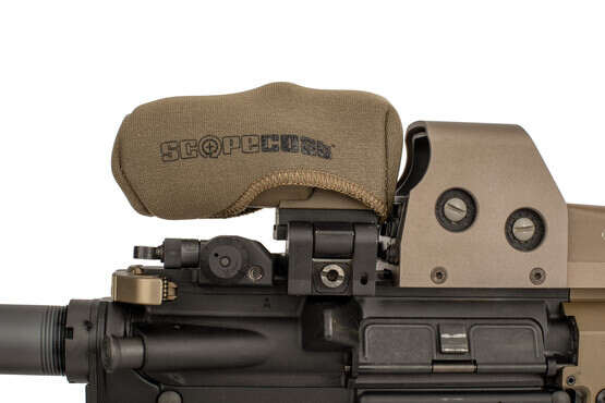 The FDE Scopecoat cover for EOTech and Vortex magnifiers is made from 3mm thick Neoprene